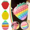 Cartoon Silicone Bubble Decompression Mobile Phone Bag Decompression Shoulder Bag Coin Purse