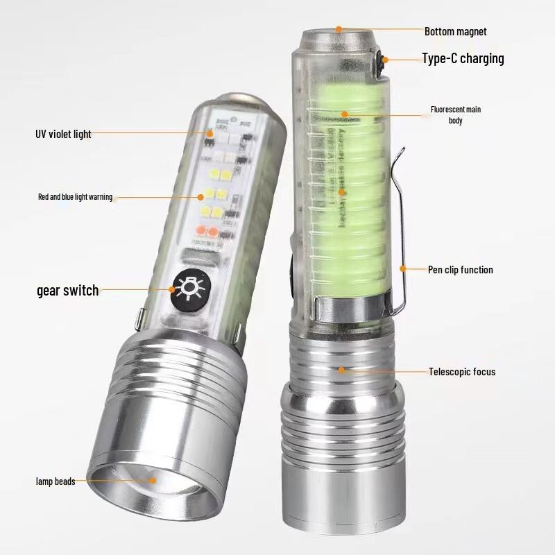 NuFeng White Laser Long-Range Tactical Flashlight