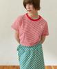 WIOE Wioe Logo Stripe T-Shirt_Red