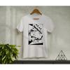 Black And White T Shirt Minimalist Streetwear Design Vintage Unisex Breathable Top For Everyday Wear Stretched Fashion