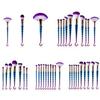 Stroke of Beauty - Set of 7 / 10: Makeup Brush with Holographic Hook Handle
