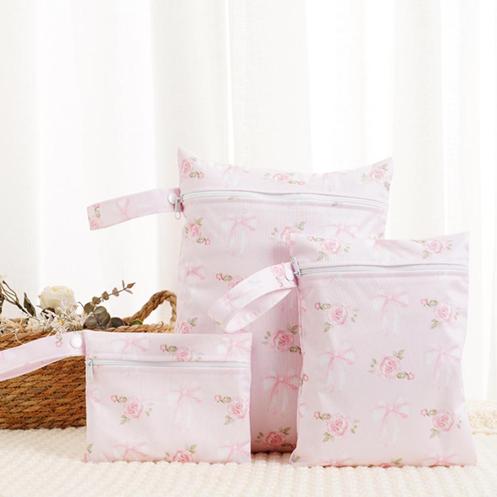 3-Piece Cute Travel and Storage Bag Set: Dustproof Hanging Bag, Clothes Organizer, Diaper & Miscellaneous Bag