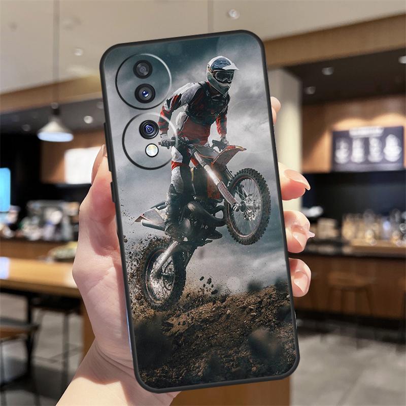 

Moto Cross Motorcycle Sports Case For Honor Magic 5 6 7 8 Pro Honor 200 400 50 70 90 Lite X8b X8c X9b X9c X9d Win RT Cover Honor 400 Pro