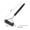 Oeny Long-Handle 3-Layer BBQ Grill Brush