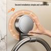No-Drill Space Aluminum Suction Cup Towel Ring Hanger - Wall Mount Bathroom Hand Towel Holder