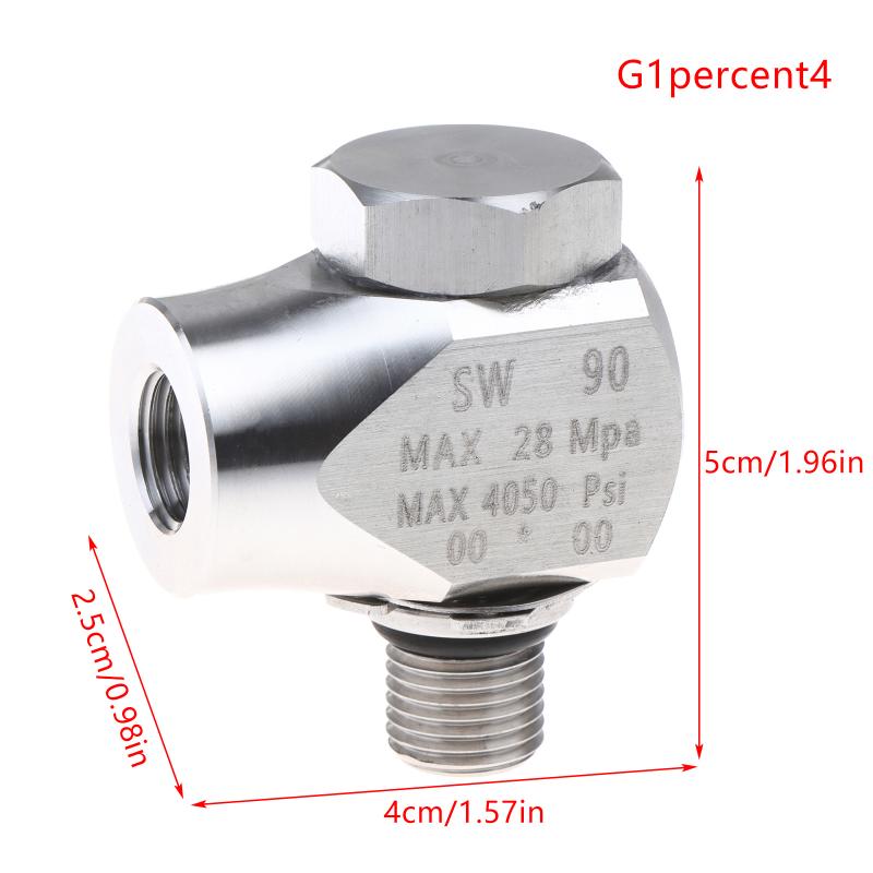 360 Degree Swivel Joint Attachment for High Pressure Car Wash Arm Enhanced