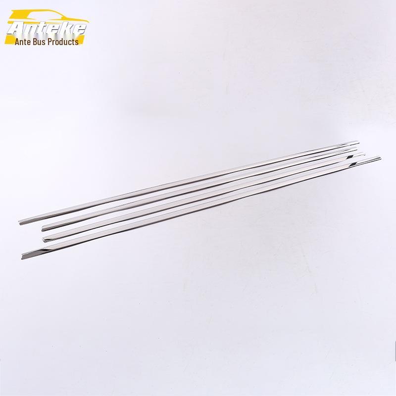 17 K2 Car Window Bright Stainless Steel Anti-Scratch Decorative Strips - Glass Body Accessories