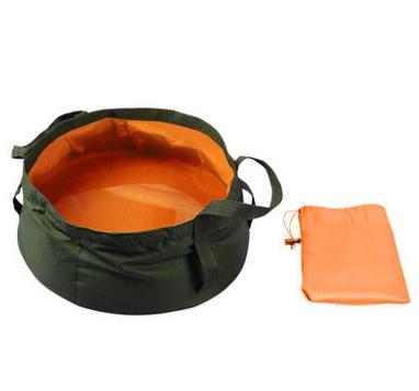 8,5L Bärbar Utomhusresor Vikbar Vikbar Camping Handfat Hink Skål Diskbänk Tvättpåse Vattenhink Ultralätt