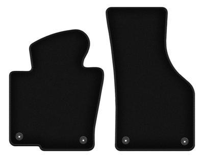 BASIC Front Velour Floor Mats For: Volkswagen Passat B6 Sedan, Station Wagon, Variant (2005-2010)