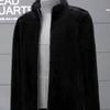 Men's Winter New Imitation Mink Coat Brown Imitation Mink Fleece Fur Coat Social Blue