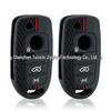 Fiat 500X & Tipo Egea 4-Button Silicone Key Cover with Honeycomb Pattern