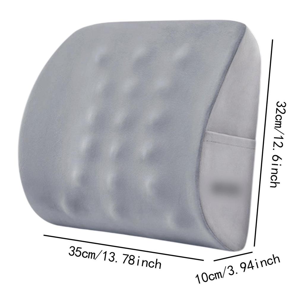 Waist Support Pad Ergonomic Gifts Back Cushion for Plane Game Chair Car Seat