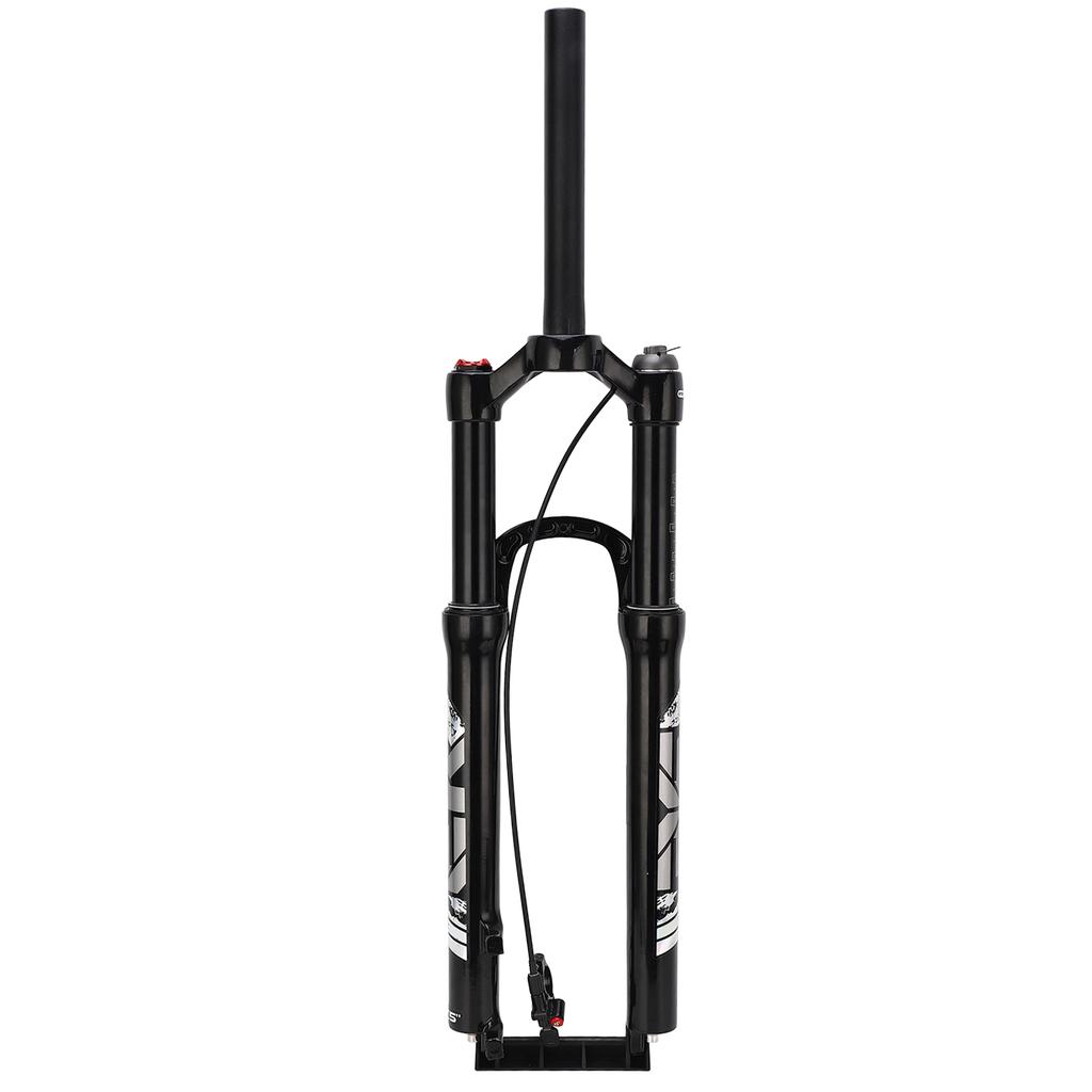 27.5inch Mountain Bike Front Fork Straight Tube Line Control Suspension Fork Magnesium Alloy Cycling Accessory
