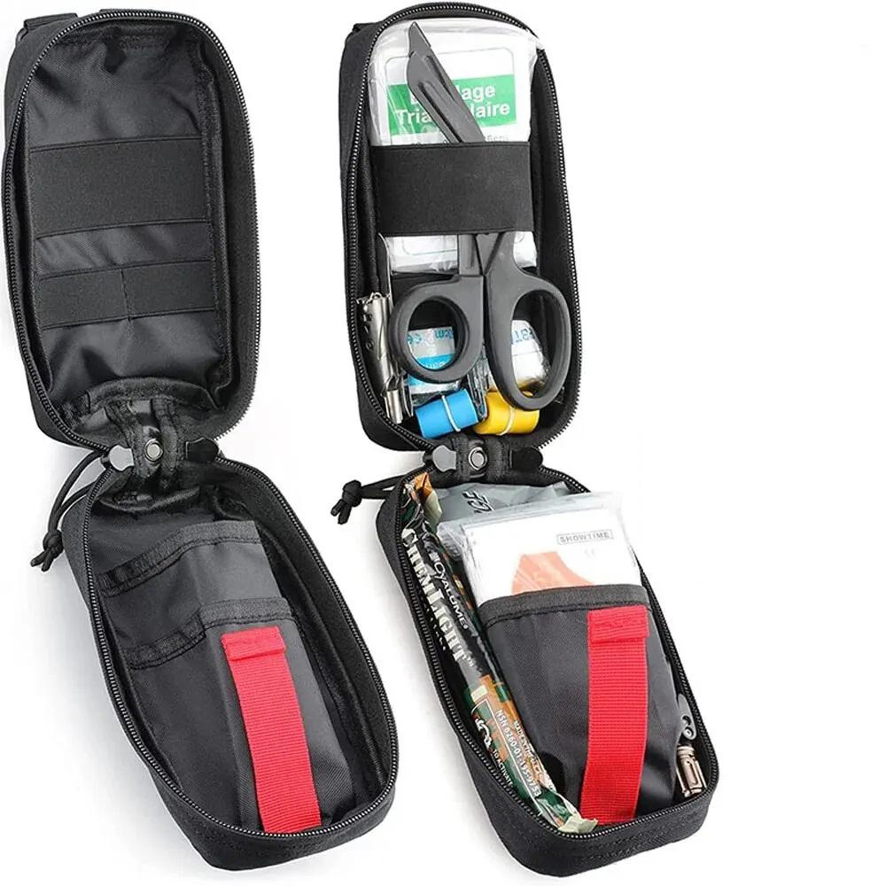 Portable Tactical First Aid Kit Medical Bag For Hiking Travel Home Outdoor Emergency Treatment Case Survival Storage Bag