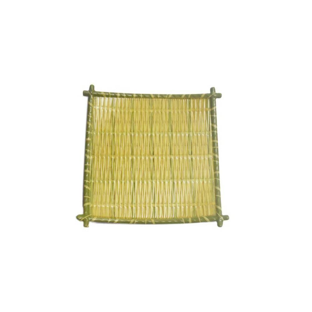 Imitation Bamboo Weaving Barbecue Plate Melamine Serving Plate Hot Pot Vegetable Plate  Home