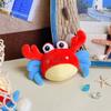Plush Crab Keychain Toy With Polyester Filling For Kids And Adults