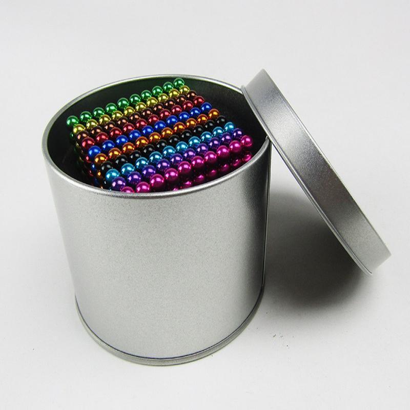 8-Color Magnetic Sphere Building Set (5mm, 216 Pcs)