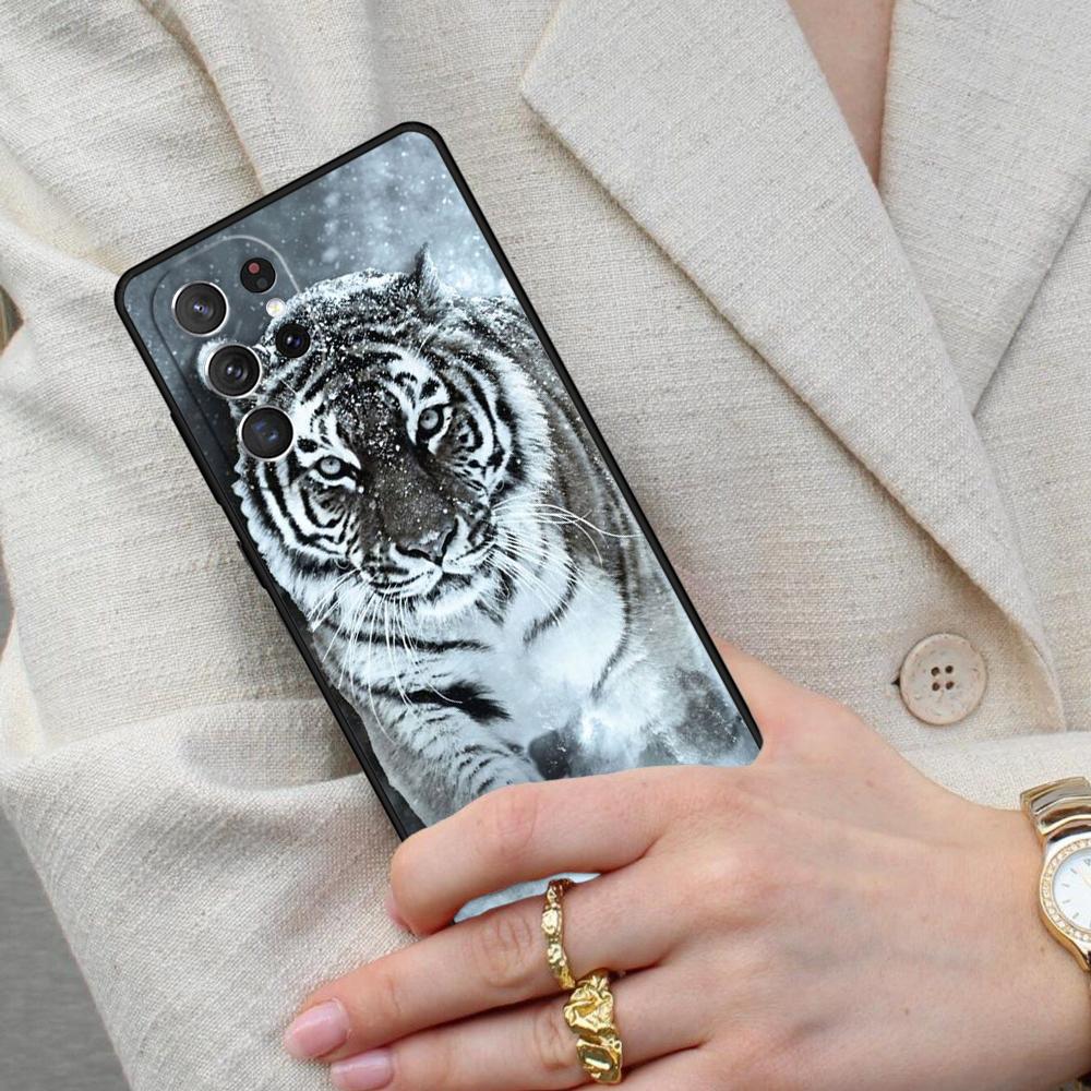 Tiger Face Cell Phone Case for Samsung Galaxy S26 Ultra S25 S24 S23 S22 S21 S20 Note10 Cover