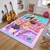 Custom KPop Demon Hunters Mat Personalized Name, Polyester Washable Indoor Entryway Rug, Gift for Christmas, Easter, Thanksgiving Day