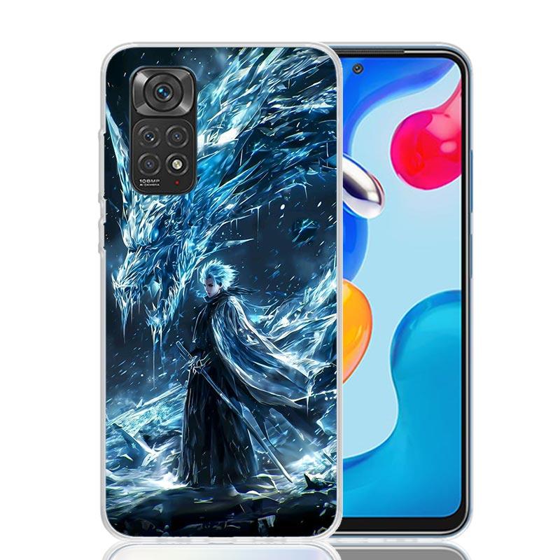 Hitsugaya Toushirou Bleach Phone Case For Xiaomi Redmi Note 15 14 13 12S 12 Pro Plus 11S 11E 11 11T 10S 10 Art Soft Pattern Cove