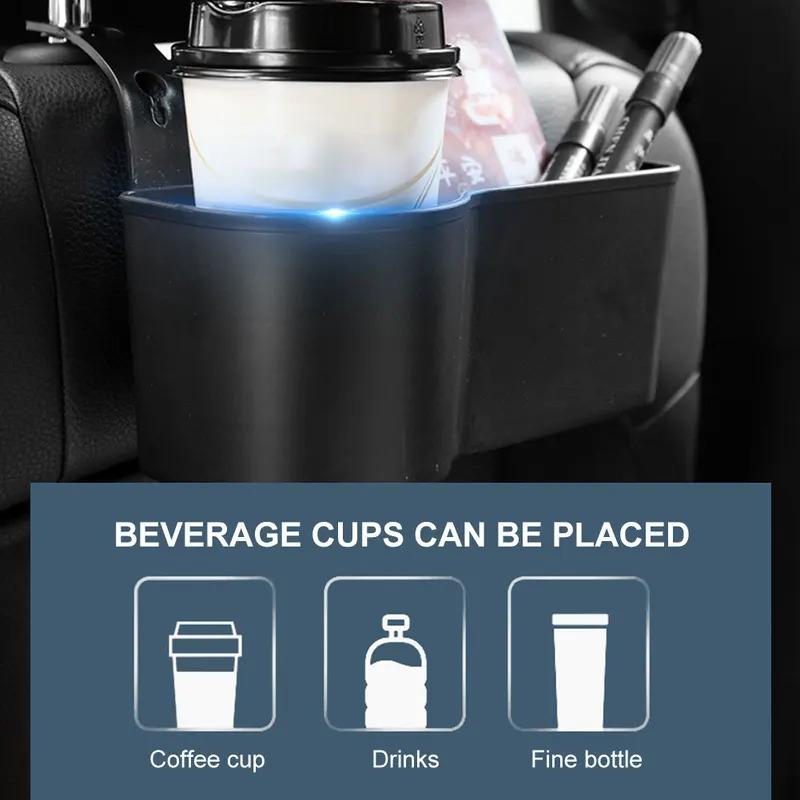 Multifunctional Auto Phone Holder for Cars Flexible Cup Holder High Bearing Headrest Water Bottle Box