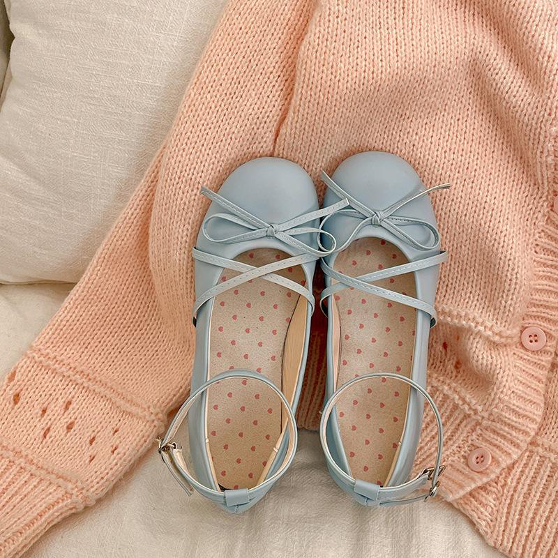 

White French ballet style light mouth thick heel single shoes women s 2025 new summer retro versatile height increase Mary Jane shoes 40 синий