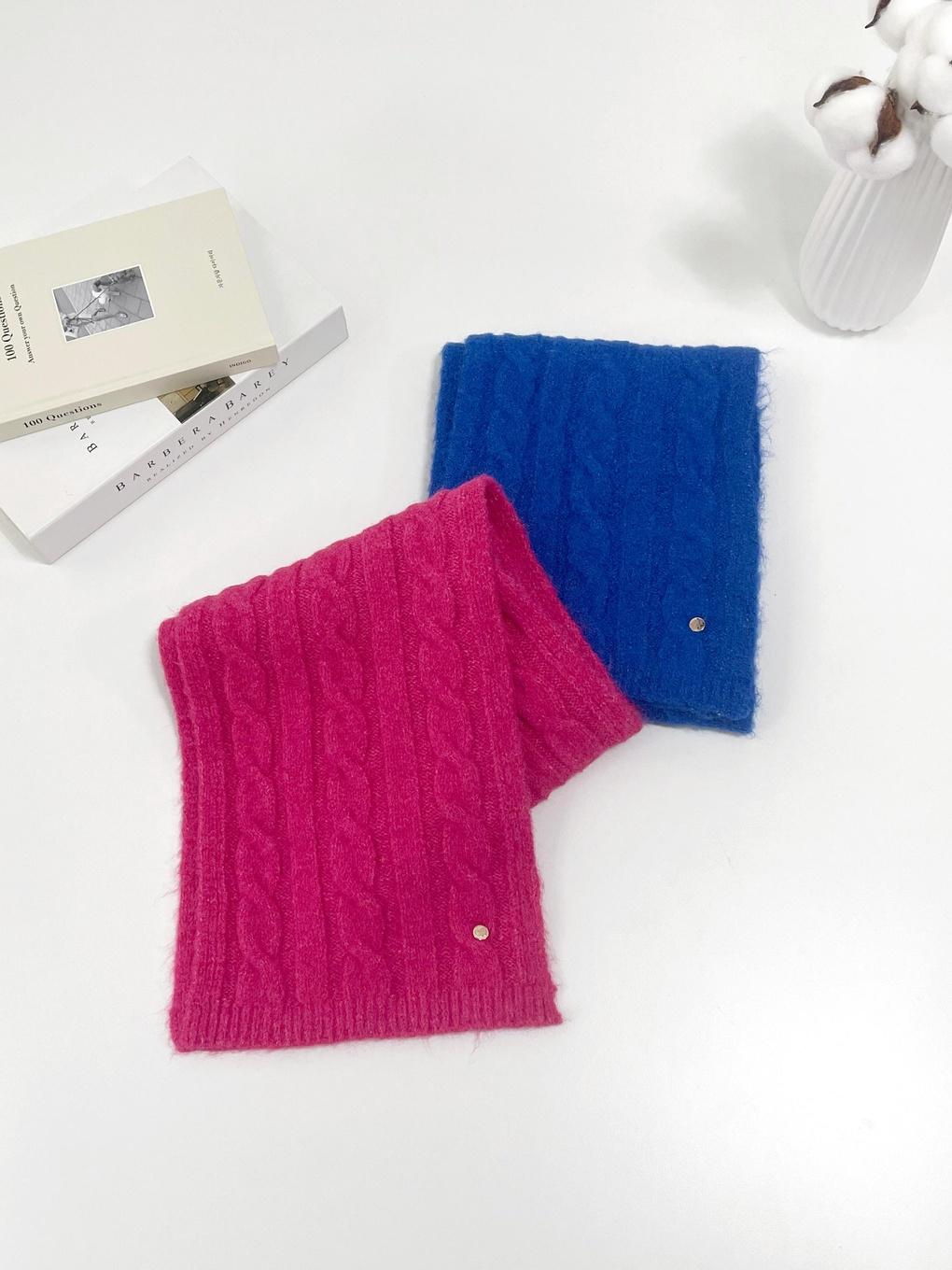 

Женский и мужской парный повседневный плетеный шарф-шапка beige