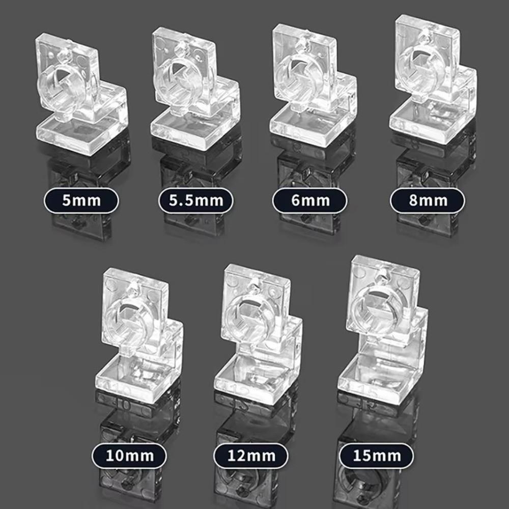 1PC Acrylic Aquarium Lid Cover Support Holder Transparent Fish Tank Acrylic Clips Holder Fish Tank