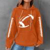 Women's Casual Printed Long Sleeve Hoodie