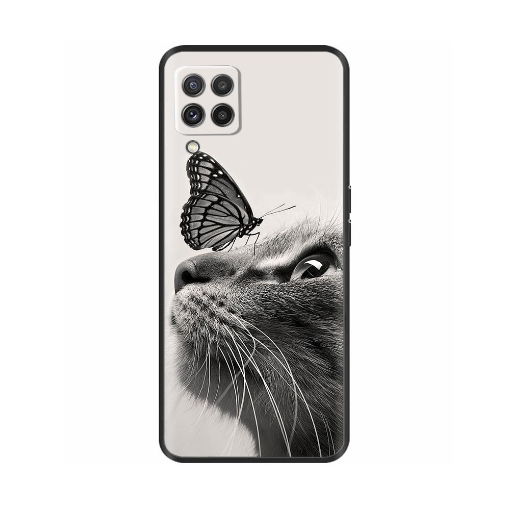 For Samsung Galaxy M33 M53 Case Fundas Soft TPU Black Silicone Phone Bumper Back Cover For Samsung Galaxy M53 M33 5G Case Shell