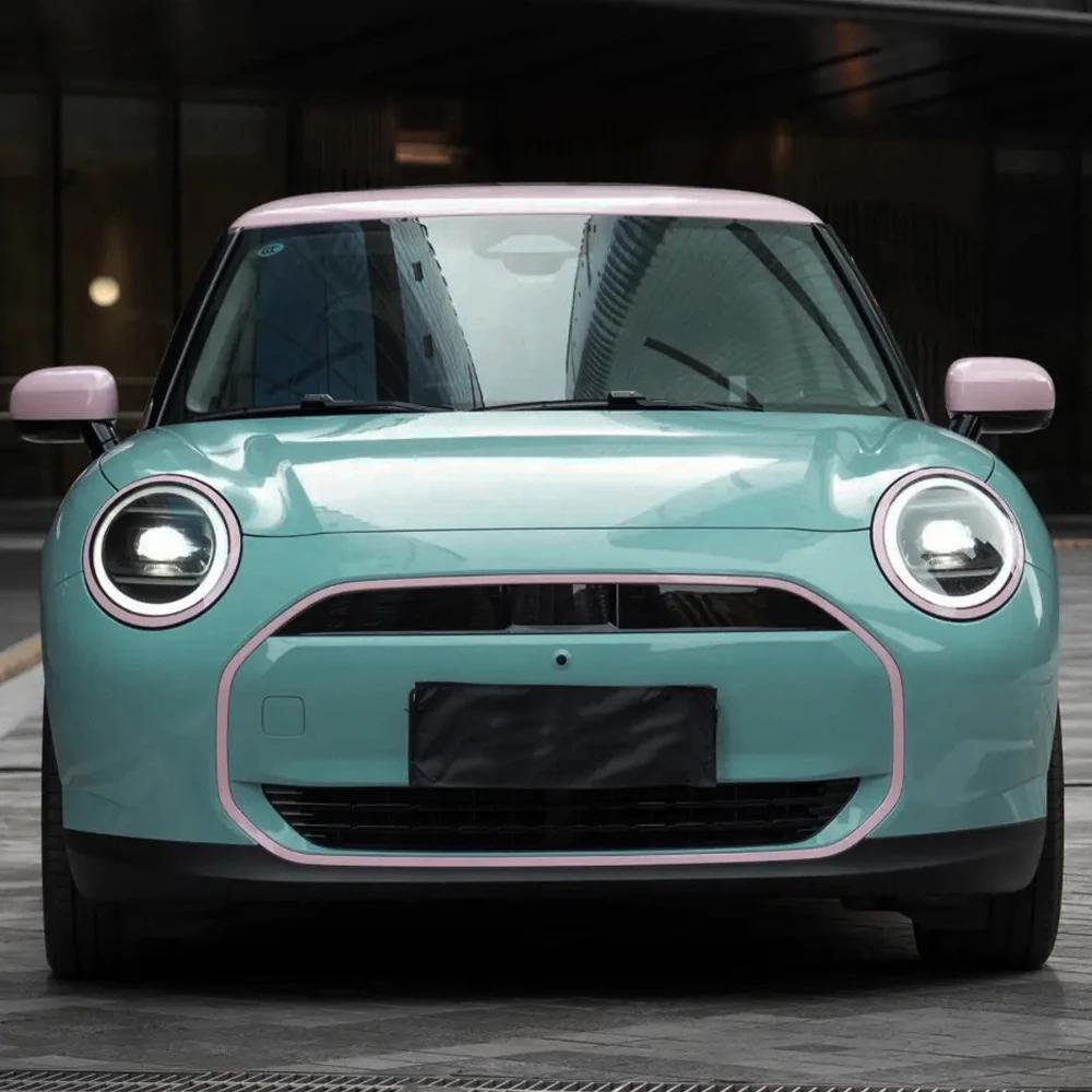 Platinum Meisen Blue Car Color Change Film Vinyl Wrap Auto Wrapping Film Bubble Free Sticker Vinyl Decals Car Accessories