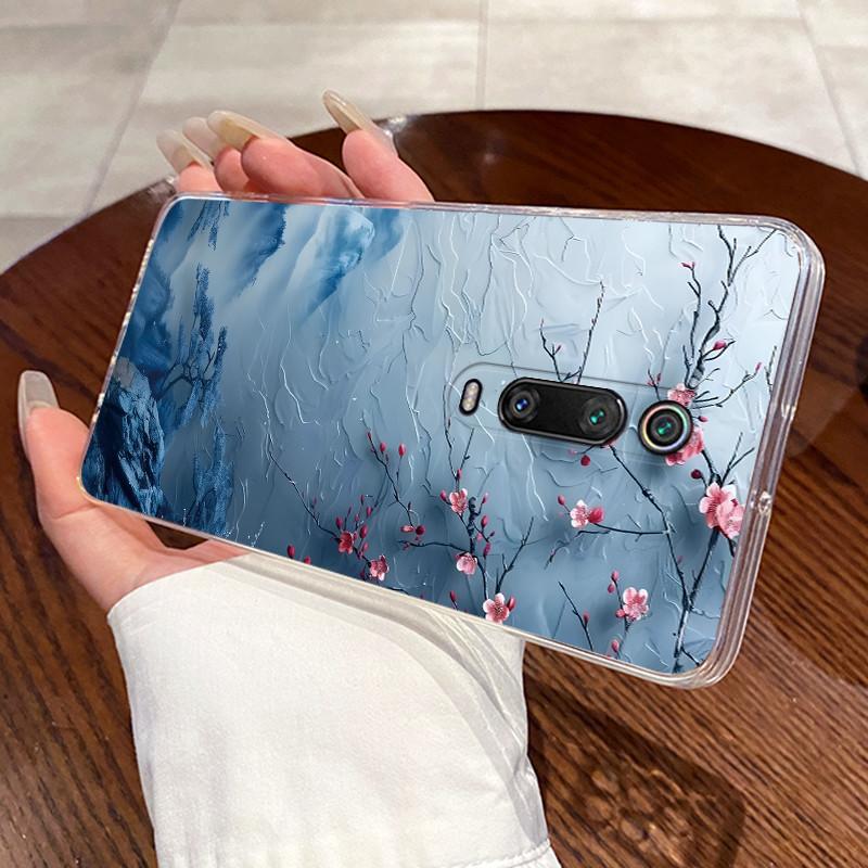 Casing For Xiaomi Mi 9T Pro Mi9T Fundas For Poco F2 / Redmi K20 Pro Clear Silicone Soft TPU Back Cover Cute Cat Protective Case