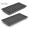 10 Pcs Nursery Pot Tray for Seedlings Thickened Seeds Starter Germination Shuttle Carrying Tray Round Nursery Planter Tray with Drainage Holes for