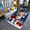 Cute Christmas Dog with Gift Suitable As a Non-slip Mat for the Living Room or Bedroom Sofa