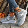 Fashion Women's Lightweight Wedge Sneakers Fashion Lace Up Non Slip Running Shoes for Women Casual Comfortable Walking Shoes Plus Size