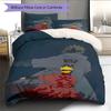 Cartoon Pattern Bedding Quilt Set Quilt Cover Pillowcase Home Decoration Birthday Gift (1 * Duvet Cover + 2 * Pillowcase, Without Core)