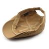 New solid color beret men's and women's fashion forward hat cotton cap summer visor