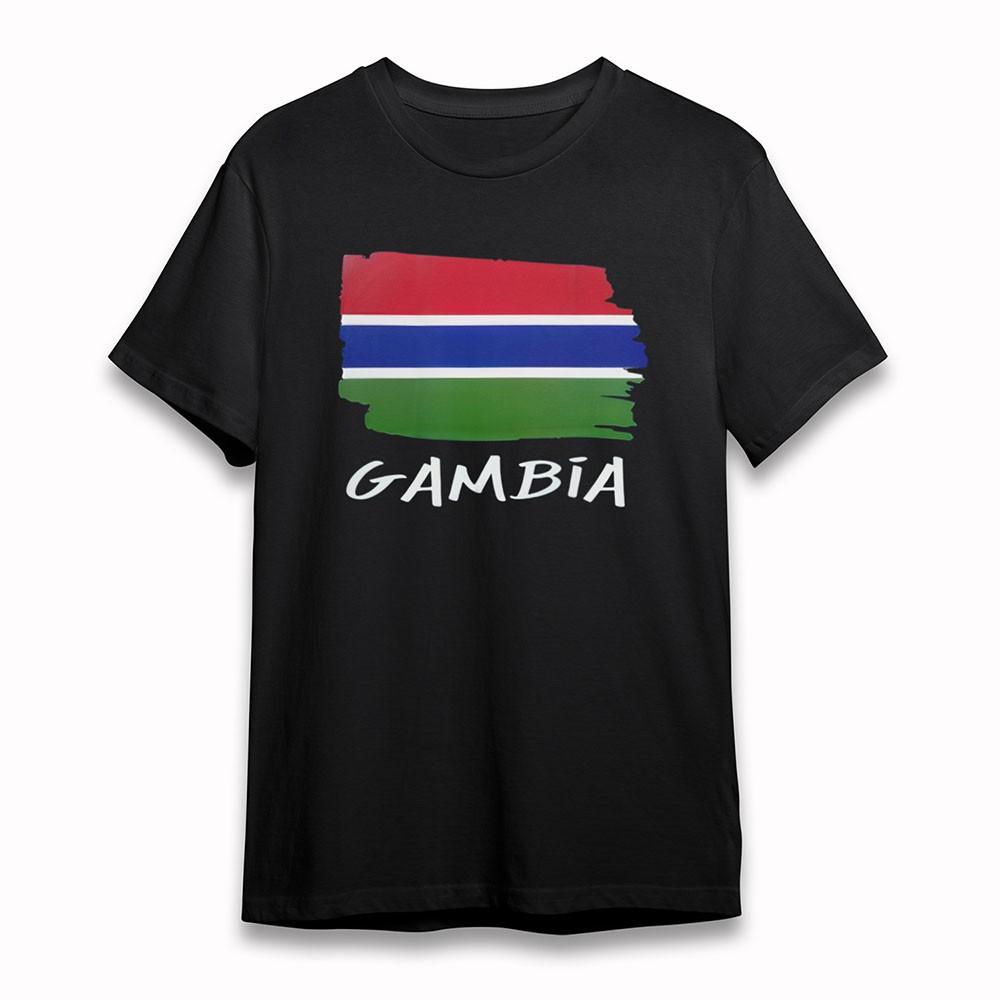 Женская мягкая удобная футболка Gambia Красная Синяя Зеленая Футболка Короткий Хлопок Оверсайз M