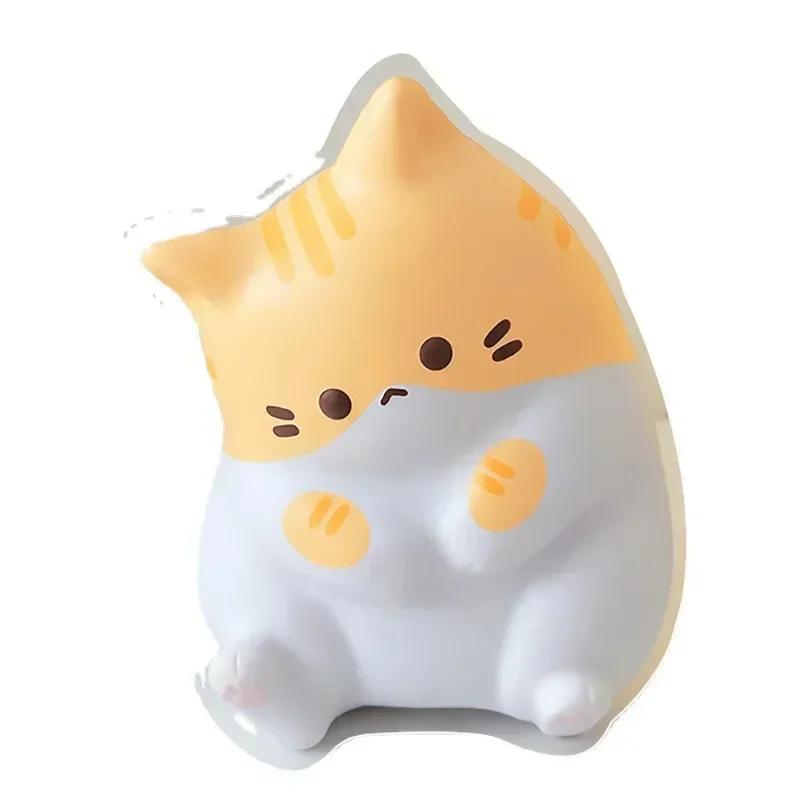 Latest Cat Stress Relief Squishy Toy PU Leisurely Rising Squeeze Antistress Ball Cartoon Table Ornaments Squishy Stress Reliever Playthings