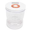 Pickle Jar with Strainer Flip Fork Date Record Hourglass Tight Sealing Dry Wet Separation Food