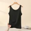 Plus Size L to 4XL Lace O-Neck Tank Tops Women's Lace Trim Camisole Bralette Casual Daily Layering Underwear Sleeveless Tee Tops