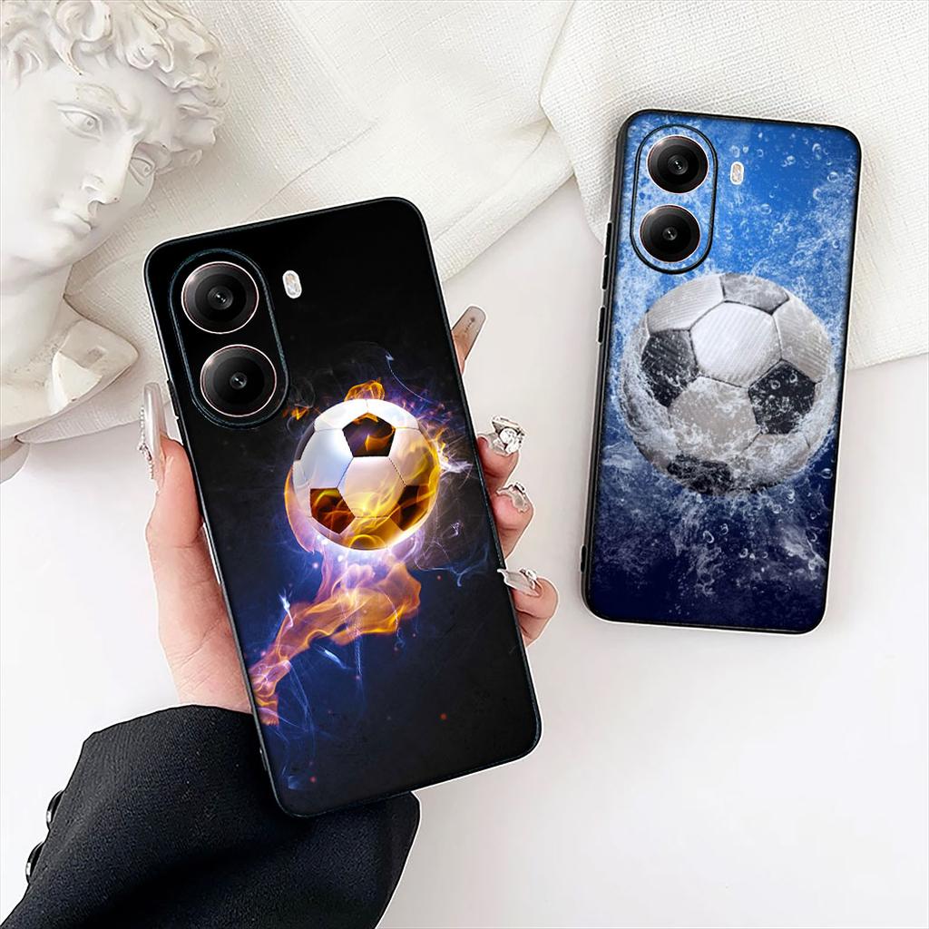 Soccer Football Love Protective Cover for Xiaomi Poco C85 C65 C75 X7 X6 M6 M8 F7 F8 Ultra F6 Pro Phone Case