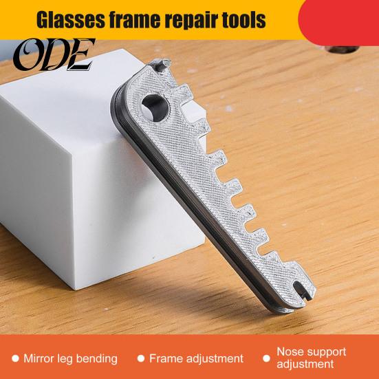 Glasses Repair Tool Eyeglass Curvature Adjuster Temple Arm Bender Nose Pads Adjustment Sunglasses Frame Professional Optician for DIY Precise