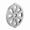 Meat Grinder Plate, Strong and  , Easy to Install, with Alloy Material, Silver Color, Hole Diameter 7mm
