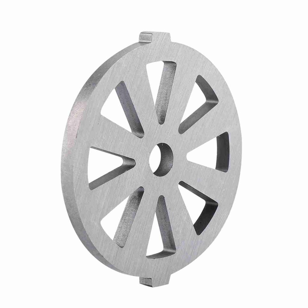 Meat Grinder Plate, Strong and  , Easy to Install, with Alloy Material, Silver Color, Hole Diameter 7mm