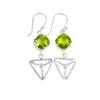 Peridot Gemstone 925 Sterling Silver Jewelry Handcrafted Earrings 2.00" For Her EE-45-5