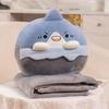 Plush Pillow Anime With Removable Blanket For Home Office Couch Gift Cushion
