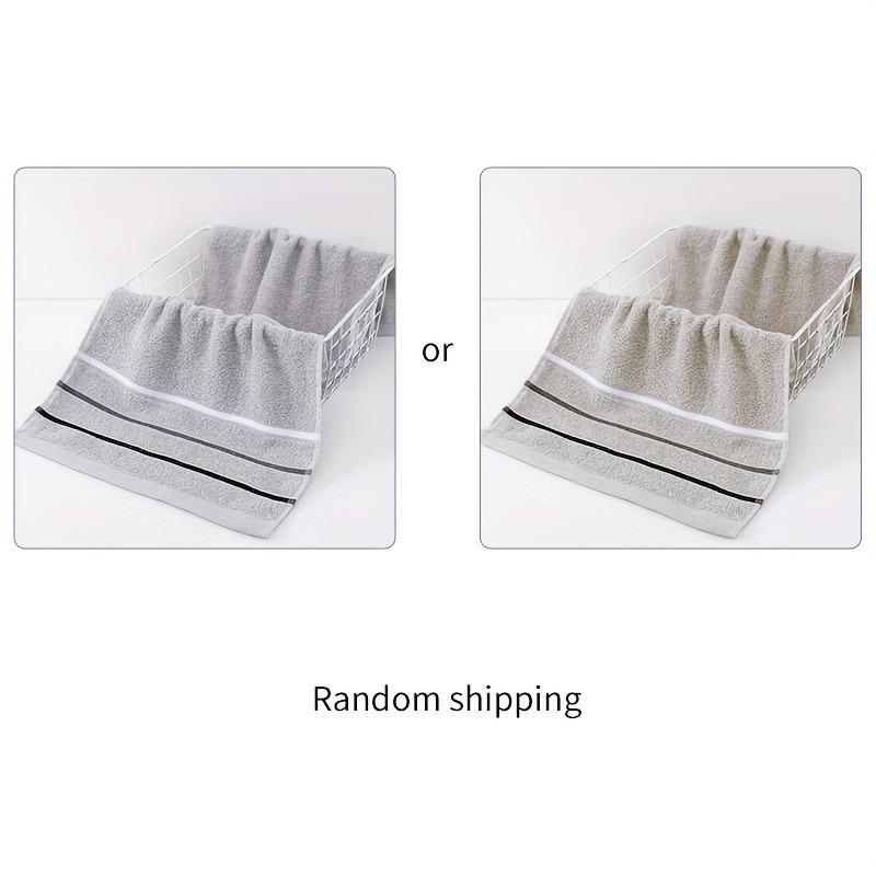 1PACK 1PC/4PCS Cotton Towel Thickened Luxury Soft and Absorbent Cotton Blend Towel