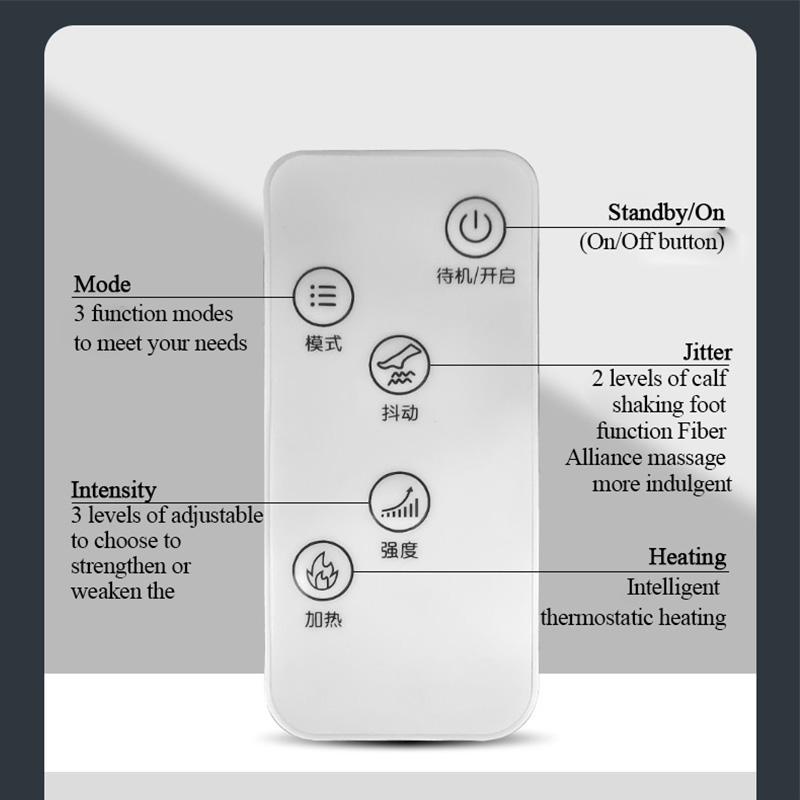 Foot Massager with Heat, Vibration Electric Kneading Machine for Plantar Fasciitis, Neuropathy, Circulationfor Relaxation