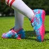 Boys Training TF Soccer Shoes Artificial Grass Anti-Slippery Youth Football Shoes Sports Training Shoes Girls Football Shoes